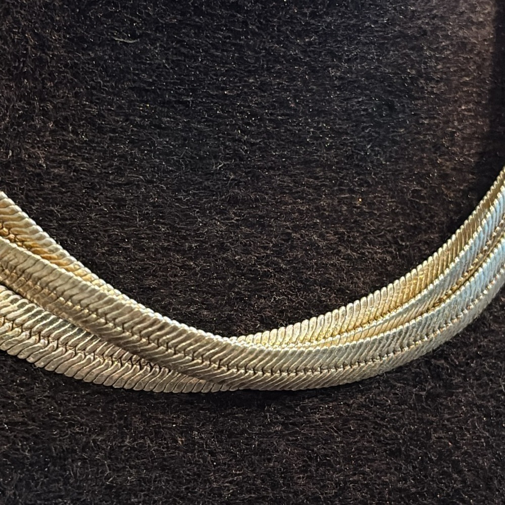 Givenchy Snake Multichain Elegant Gold Tone Choker Necklace - Picture 2 of 8